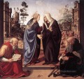 La Visitación con los Santos Nicolás y Antonio 1489 Renacimiento Piero di Cosimo